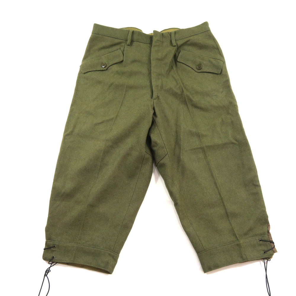 Italian Military Pants Motorcycle Jodhpur? Trousers Green 50 Meas 33x19 Vintage